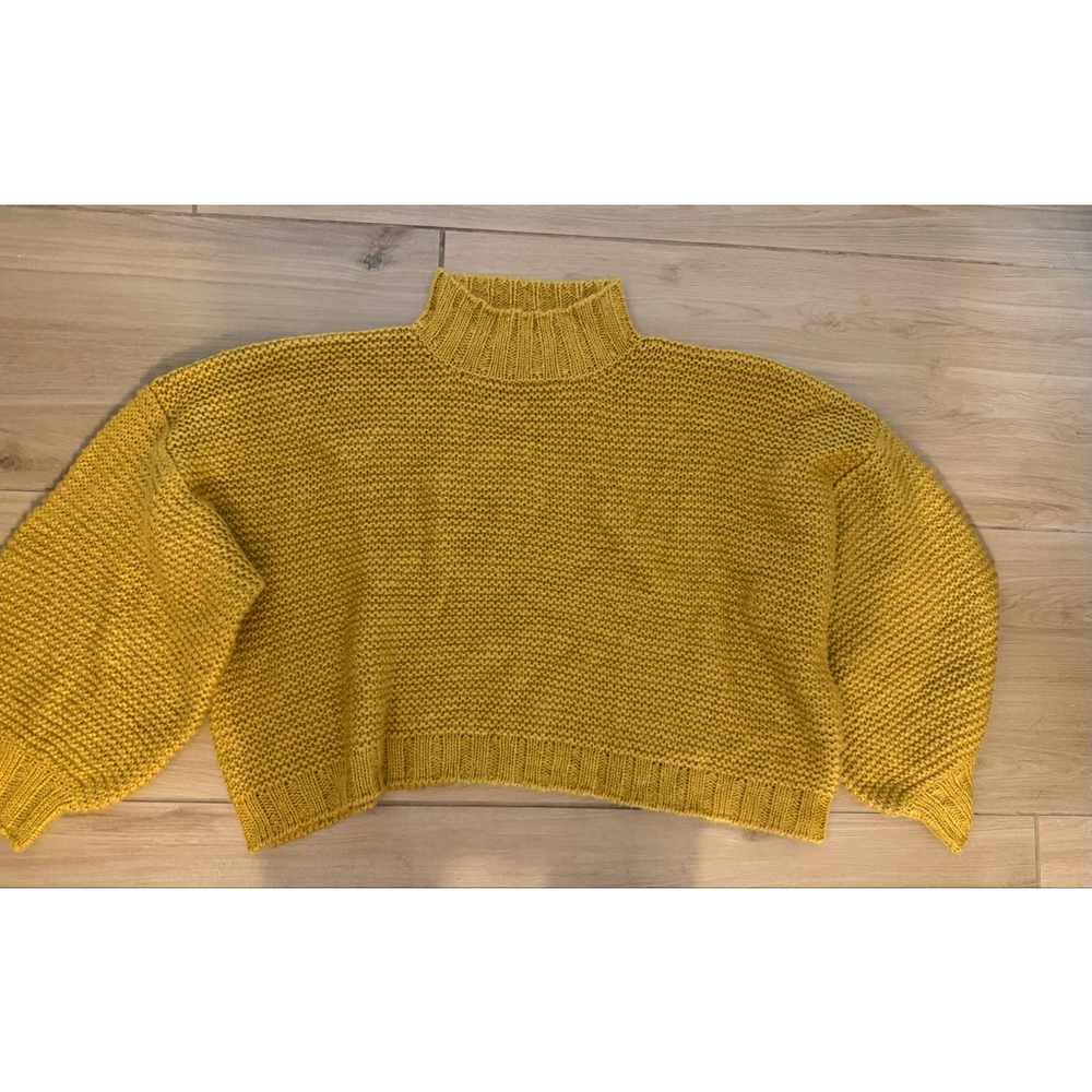 NEW Gloria Jeans Gold Crop mock neck Sweater XL